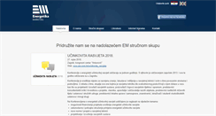 Desktop Screenshot of em.com.hr
